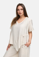 Kekoo Shirt Asymmetrisch 'Ibiza'