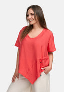 Kekoo Shirt Asymmetrisch 'Ibiza'