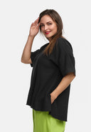 Chemise en lin à ligne A 'Venti'