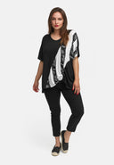 Túnica em linha A de viscose leve com stretch 'Sovana'