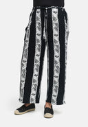 Pantalón recto elástico de viscosa 'Sovana'