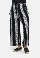 Pantalón recto elástico de viscosa 'Sovana'