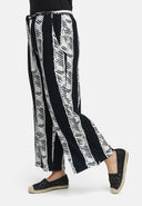 Pantalón recto elástico de viscosa 'Sovana'