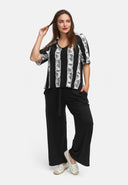 Prostokątna koszulka z lekkiego elastycznego materiału wiskozowego 'Sovana'