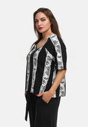 Prostokątna koszulka z lekkiego elastycznego materiału wiskozowego 'Sovana'