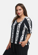 Prostokątna koszulka z lekkiego elastycznego materiału wiskozowego 'Sovana'