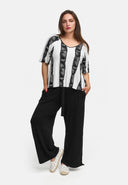 Prostokątna koszulka z lekkiego elastycznego materiału wiskozowego 'Sovana'