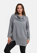 'Juline' tunique – longue, silhouette en O & avec stretch