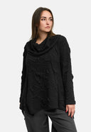 'Brunel' Tuniek – korte vorm, edel gestructureerd & overhemdkraag