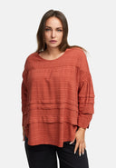 Tunic scaoilte le gearradh céimnithe 'Ferina'