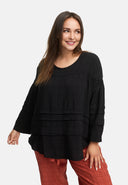 Tunic scaoilte le gearradh céimnithe 'Ferina'