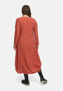 Sukienka w kształcie litery A z marszczeniem 'Ferina'