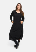 Sukienka w kształcie litery A z marszczeniem 'Ferina'