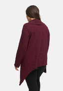 Túnica línea A con cuello drapeado 'Floréa'