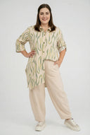 'Livia' Blouse-Tuniek – licht, figuurvriendelijk & artistiek gemonteerd