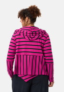 'Sienna' Jacke - Viskose-Stretch, Streifenmix