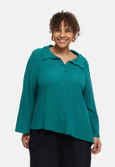 'Marella' Bluse – Baumwollmix, Strukturstoff