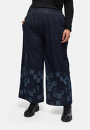 Spodnie „Nila” – ciemny denim, fason bombka