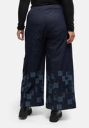 Spodnie „Nila” – ciemny denim, fason bombka