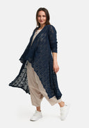 Kekoo Knitted jacket Long 'Cotton' 
