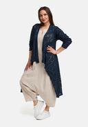 Kekoo Knitted jacket Long 'Cotton' 
