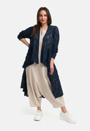 Kekoo Knitted jacket Long 'Cotton' 
