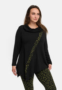 Tunica 'Seriva' – Linea ad A con colletto a scialle & pannello diagonale