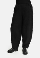 'Floréa' spodnie – szerokie, strukturalne i z elastycznością