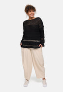 'Cotture' Striktrøje – Blød Berøring, Stilfuldt Snit & Luftig