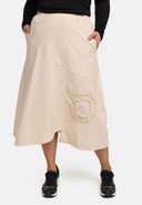 Spódnica 'Livia' – linia A, asymetryczna i rozciągliwa