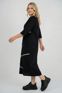 'Saria' Midikleid – clean, bequem & natürlich