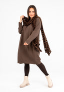 'Cotona' cachecol – extraordinário, macio & com efeito wow